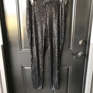 NWT NY&Co Sequins Leggings - Black